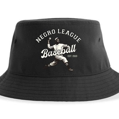 Vintage Negro League Baseball Black History Month Sustainable Bucket Hat