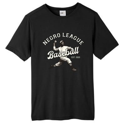 Vintage Negro League Baseball Black History Month Tall Fusion ChromaSoft Performance T-Shirt