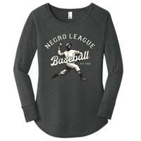 Vintage Negro League Baseball Black History Month Women's Perfect Tri Tunic Long Sleeve Shirt