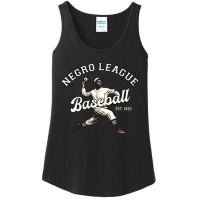 Vintage Negro League Baseball Black History Month Ladies Essential Tank