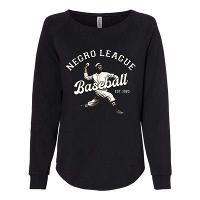 Vintage Negro League Baseball Black History Month Womens California Wash Sweatshirt