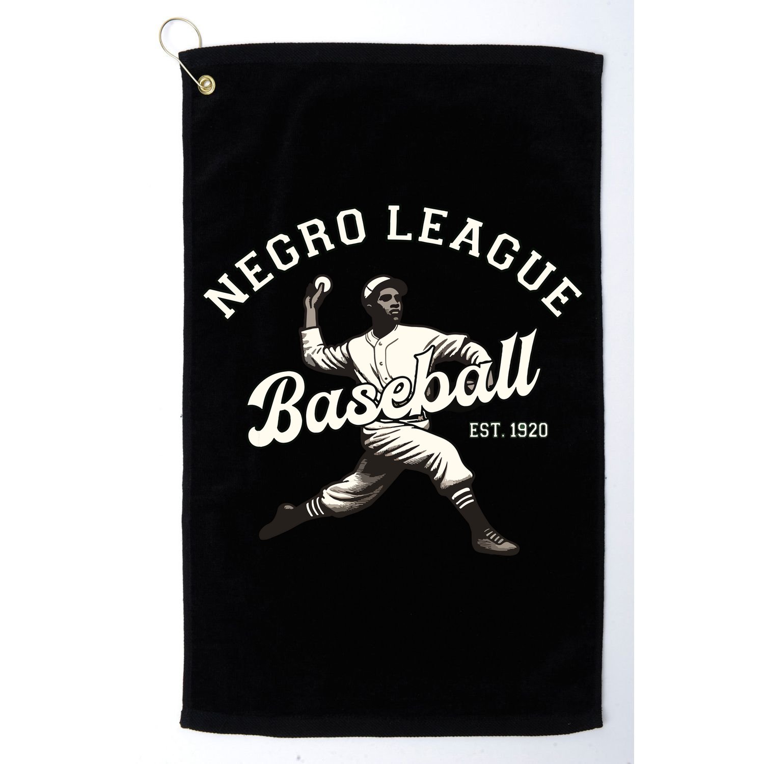Vintage Negro League Baseball Black History Month Golf Towel