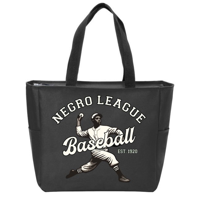 Vintage Negro League Baseball Black History Month Zip Tote Bag