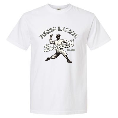 Vintage Negro League Baseball Black History Month Garment-Dyed Heavyweight T-Shirt