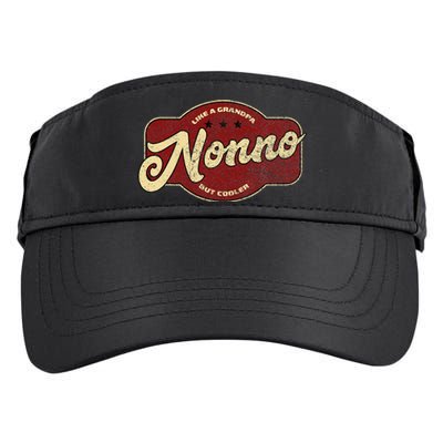 Vintage Nonno Like A Grandpa But Cooler Italian Nono Adult Drive Performance Visor