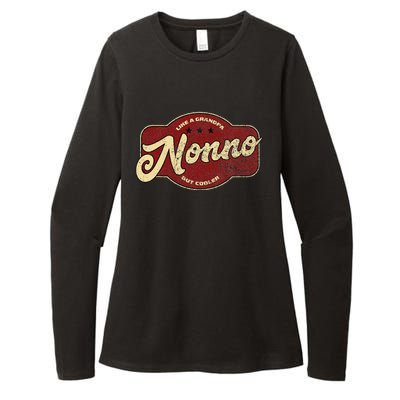 Vintage Nonno Like A Grandpa But Cooler Italian Nono Womens CVC Long Sleeve Shirt