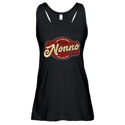 Vintage Nonno Like A Grandpa But Cooler Italian Nono Ladies Essential Flowy Tank