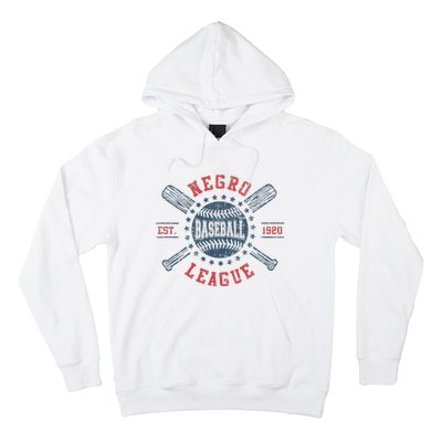 Vintage Negro League Baseball Black History Month Hoodie