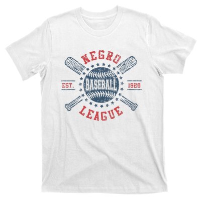 Vintage Negro League Baseball Black History Month T-Shirt