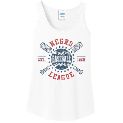 Vintage Negro League Baseball Black History Month Ladies Essential Tank