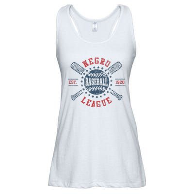 Vintage Negro League Baseball Black History Month Ladies Essential Flowy Tank