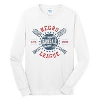 Vintage Negro League Baseball Black History Month Tall Long Sleeve T-Shirt