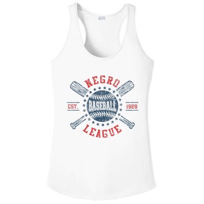 Vintage Negro League Baseball Black History Month Ladies PosiCharge Competitor Racerback Tank