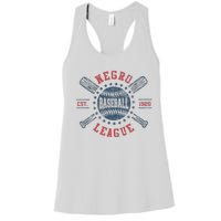 Vintage Negro League Baseball Black History Month Women's Racerback Tank