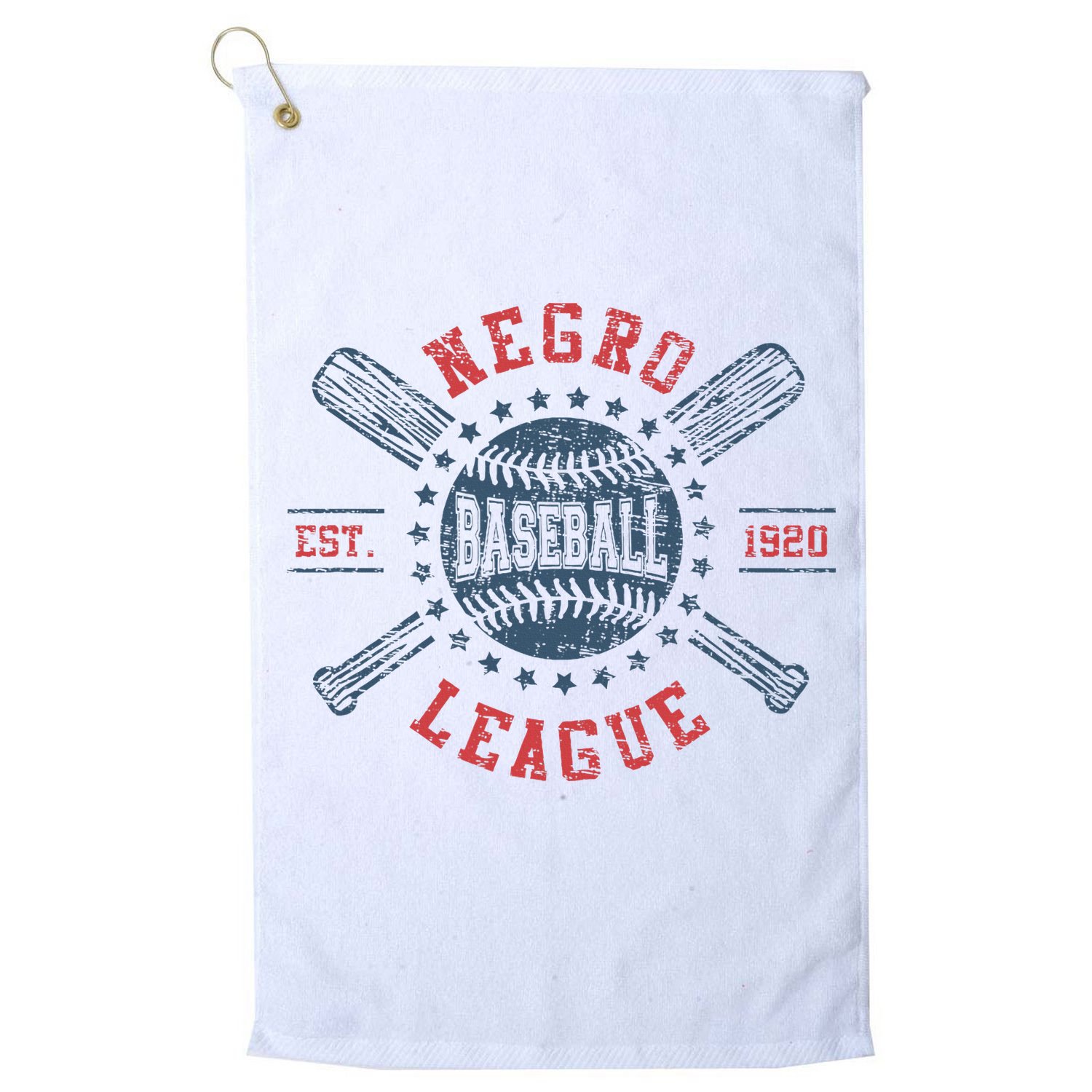 Vintage Negro League Baseball Black History Month Golf Towel