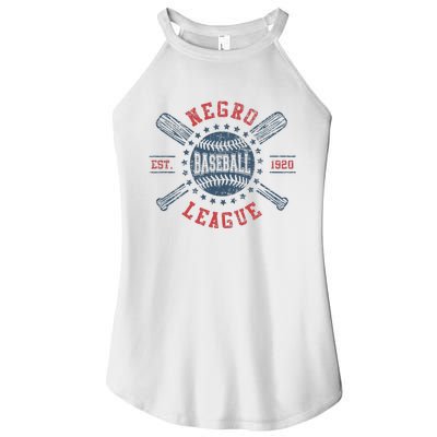 Vintage Negro League Baseball Black History Month Women's Perfect Tri Rocker Tank