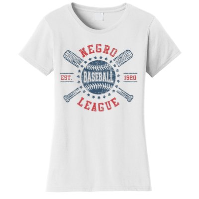 Vintage Negro League Baseball Black History Month Women's T-Shirt