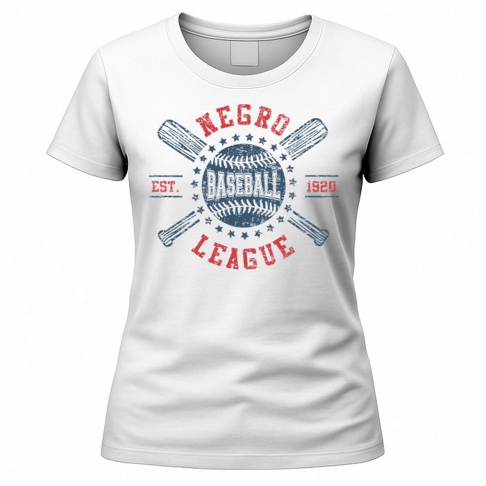 Vintage Negro League Baseball Black History Month Women's T-Shirt