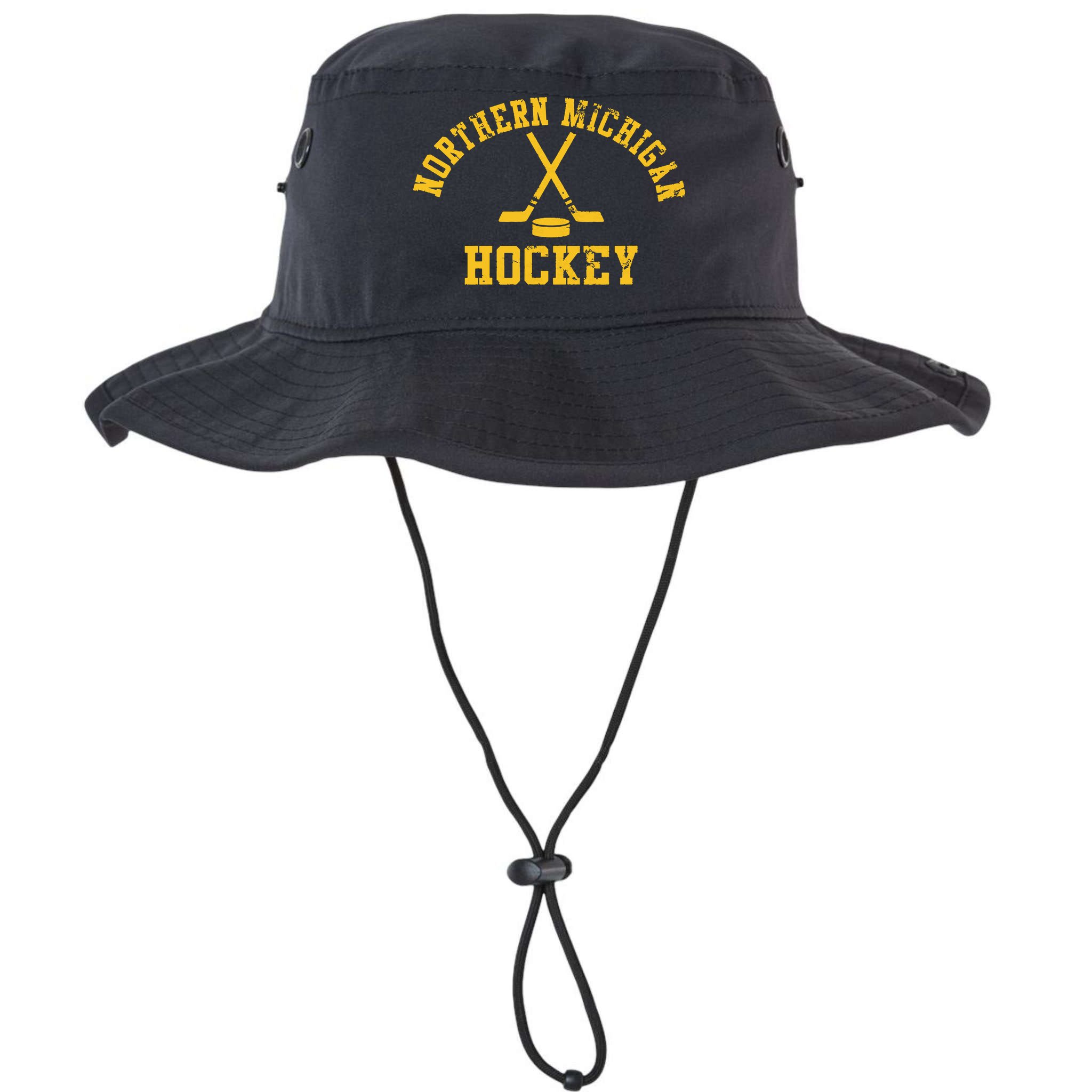 Vintage Northern Michigan Hockey Bucket Hat