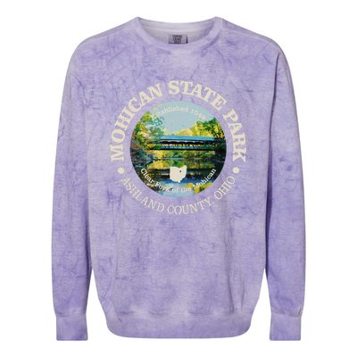 Vintage Nature Mohican State Park Hiking Mountain Colorblast Crewneck Sweatshirt