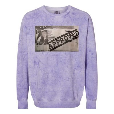 Visa Nika Muhl Approved Colorblast Crewneck Sweatshirt