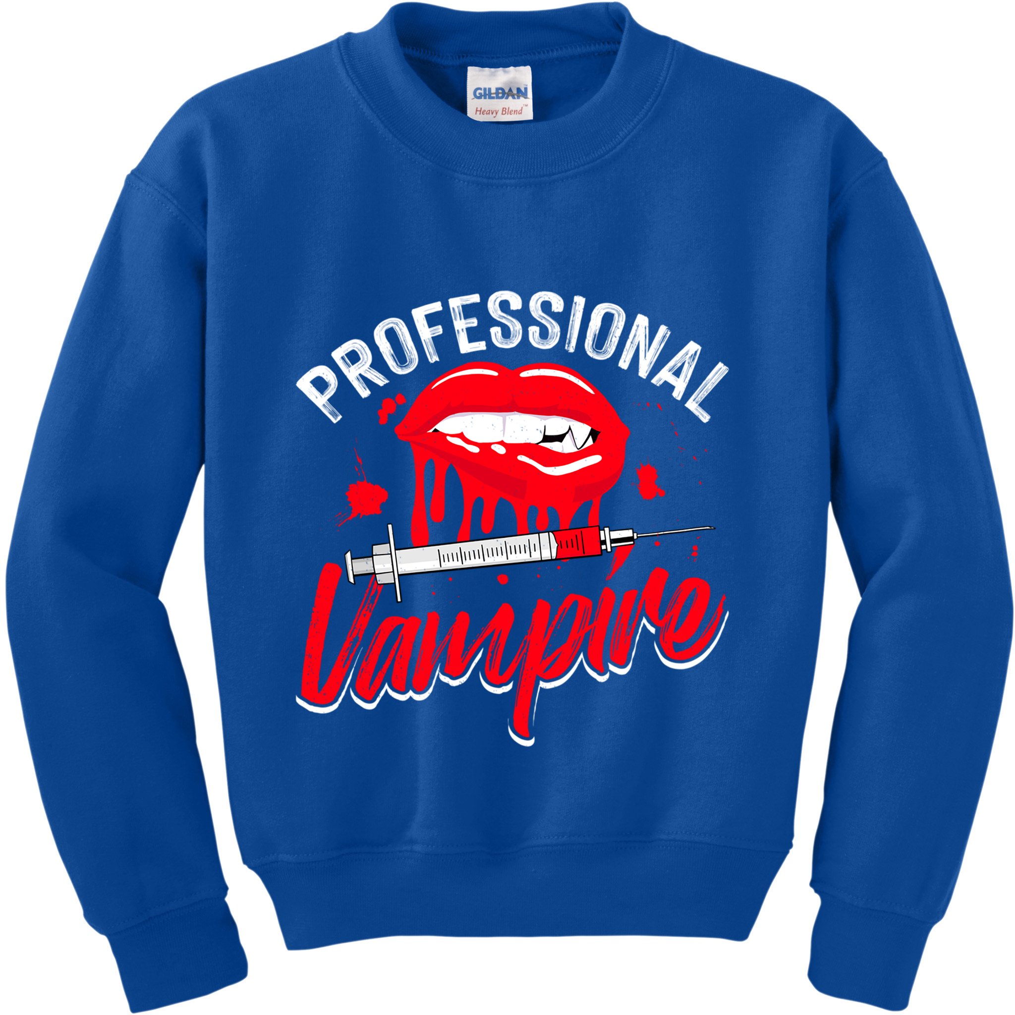 Venipuncture Needle Meme Design Phlebotomy Nurse Funny Gift Kids Sweatshirt