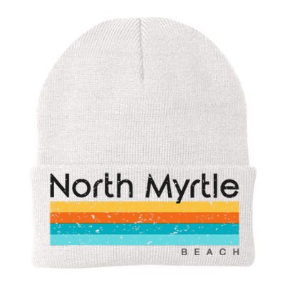 Vintage North Myrtle Beach Sc South Carolina Retro Design Knit Cap Winter Beanie