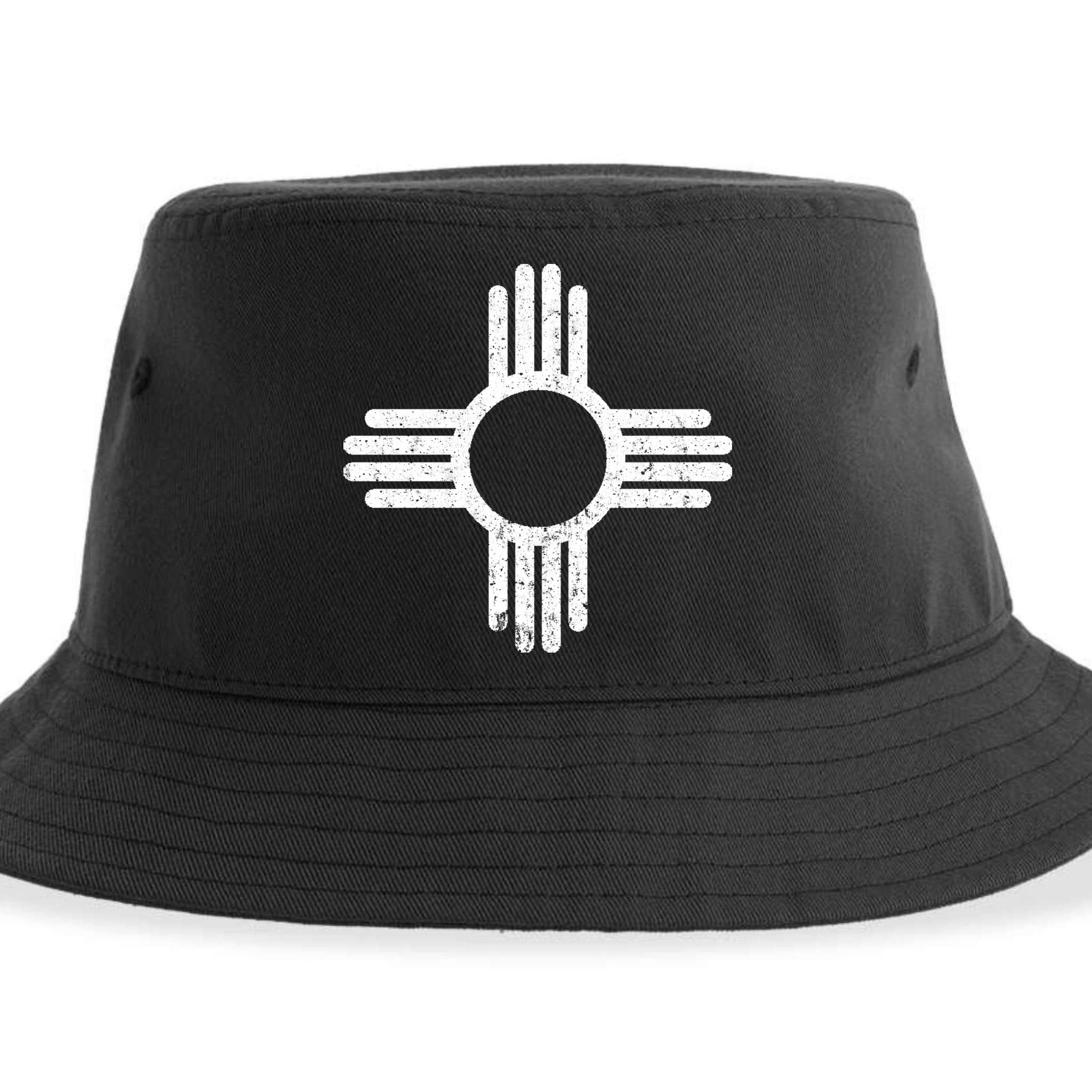 Vintage New Mexico Flag Symbol Sustainable Bucket Hat