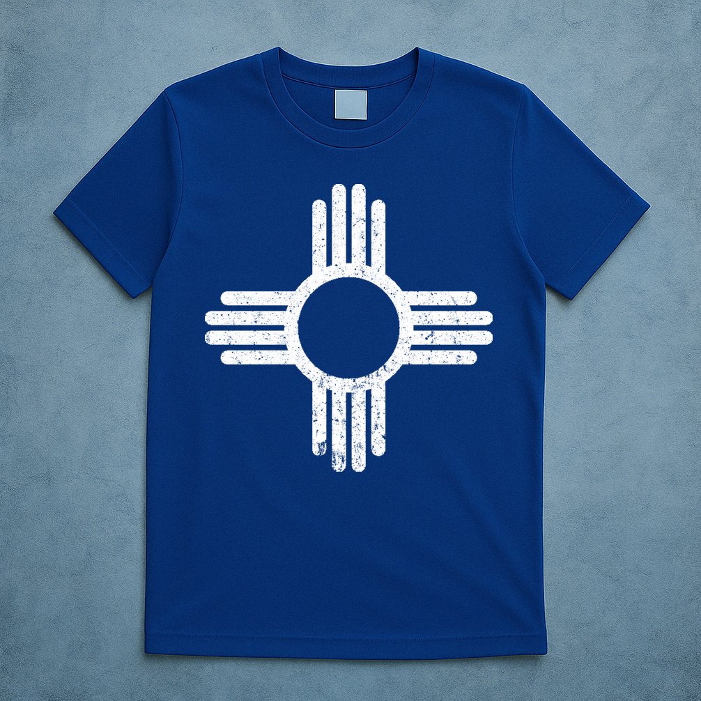 Vintage New Mexico Flag Symbol T-Shirt