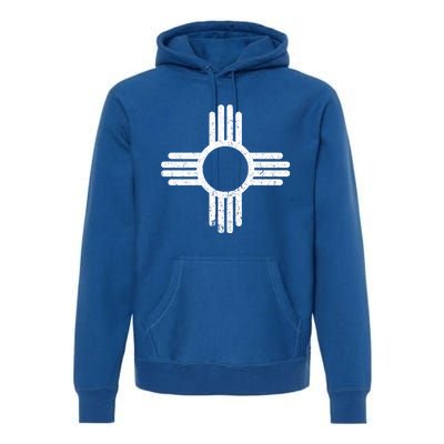 Vintage New Mexico Flag Symbol Premium Hoodie