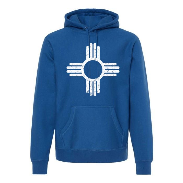 Vintage New Mexico Flag Symbol Premium Hoodie