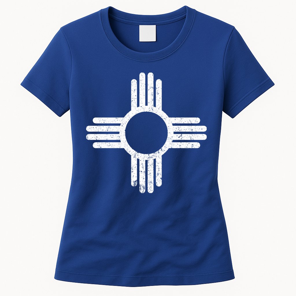 Vintage New Mexico Flag Symbol Womens T-Shirt