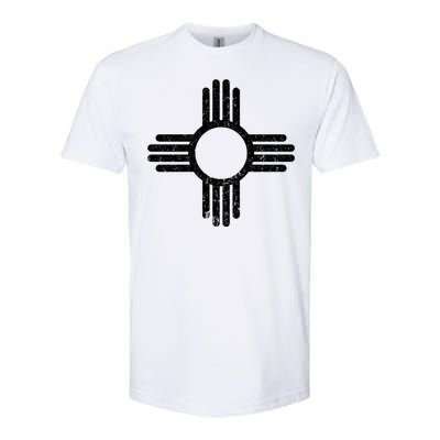 Vintage New Mexico Flag Symbol Softstyle CVC T-Shirt