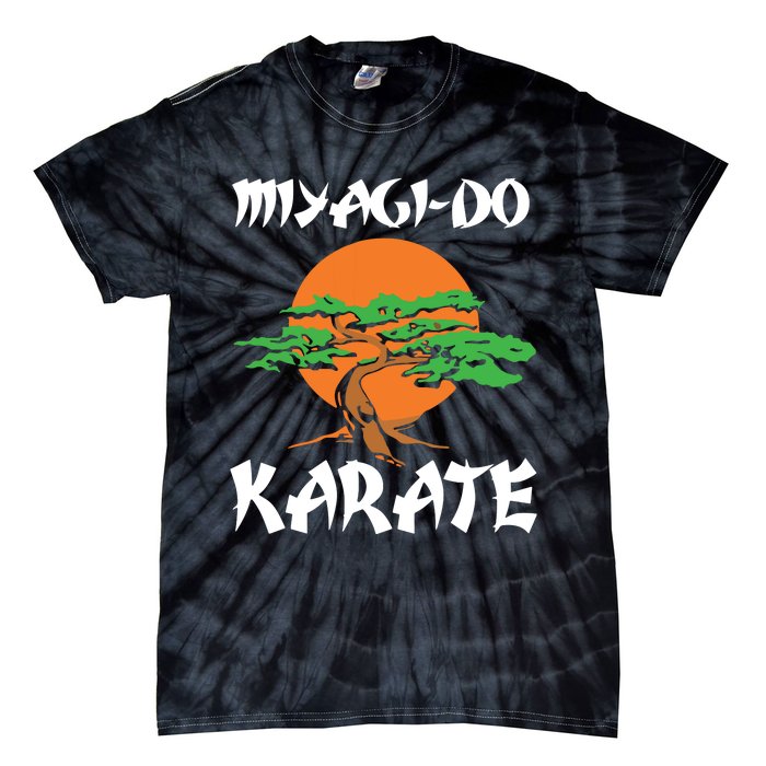 Vintage New MiyagiDo Karate Cool Bonsai Tree Gift Tie-Dye T-Shirt