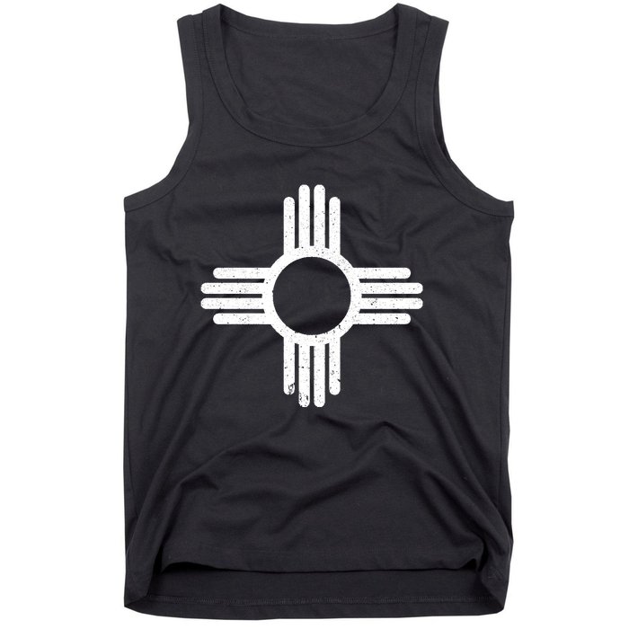 Vintage New Mexico Flag Symbol Tank Top