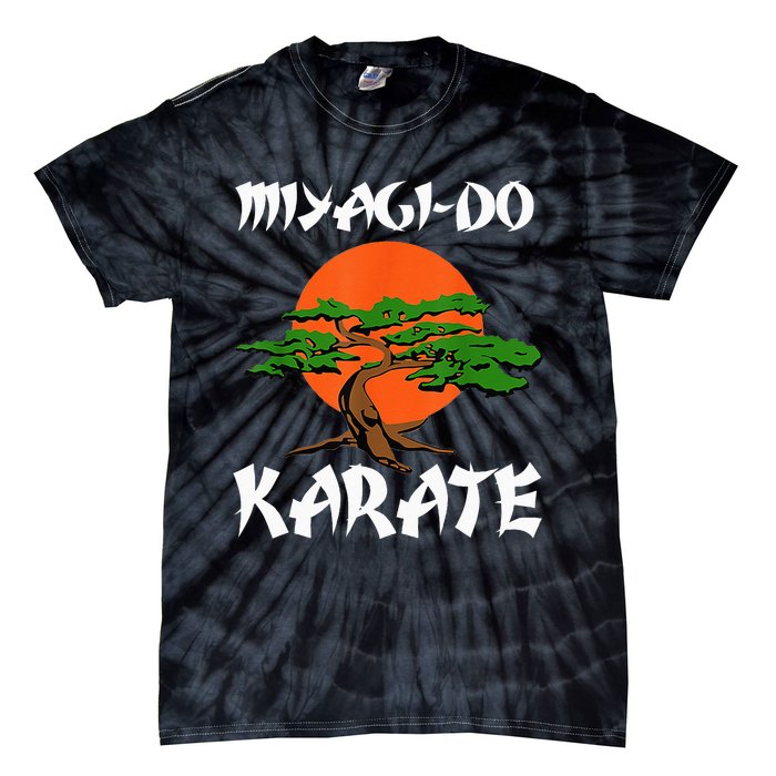 Vintage New MiyagiDo Karate Cool Bonsai Tree Gift Tie-Dye T-Shirt