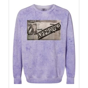 Visa Nika Muhl Approved Colorblast Crewneck Sweatshirt