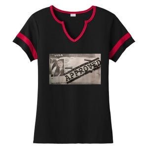 Visa Nika Muhl Approved Ladies Halftime Notch Neck Tee