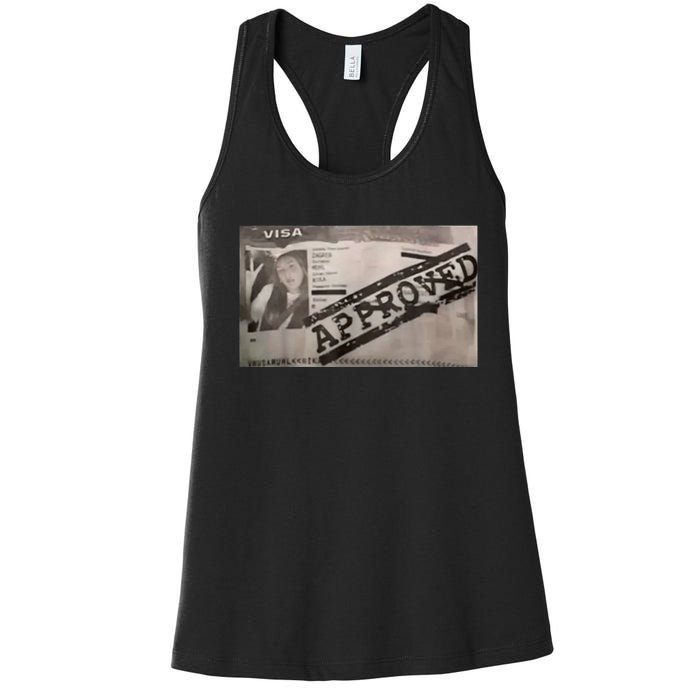 Visa Nika Muhl Approved Women's Racerback Tank