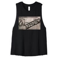 Visa Nika Muhl Approved Women's Racerback Cropped Tank