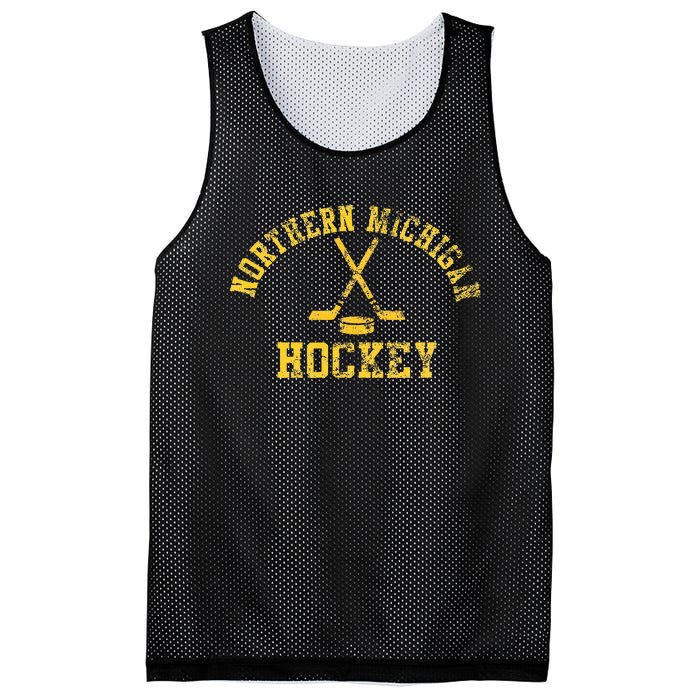 Vintage Northern Michigan Hockey Mesh Reversible Basketball Jersey Tank