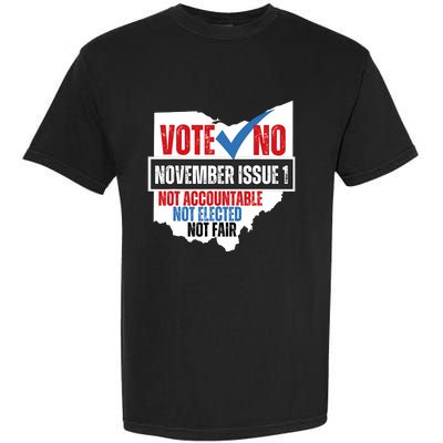 Votee No November Issue 1 Not Accountable Not Elected Not Fair Garment-Dyed Heavyweight T-Shirt