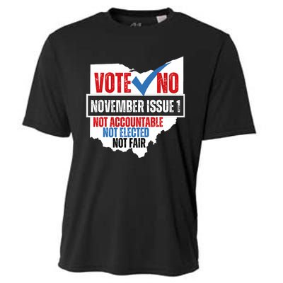 Votee No November Issue 1 Not Accountable Not Elected Not Fair Cooling Performance Crew T-Shirt