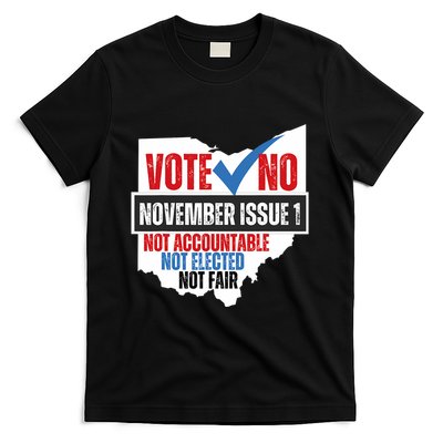 Votee No November Issue 1 Not Accountable Not Elected Not Fair T-Shirt