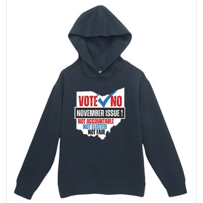 Votee No November Issue 1 Not Accountable Not Elected Not Fair Urban Pullover Hoodie