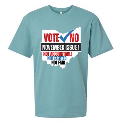 Votee No November Issue 1 Not Accountable Not Elected Not Fair Sueded Cloud Jersey T-Shirt