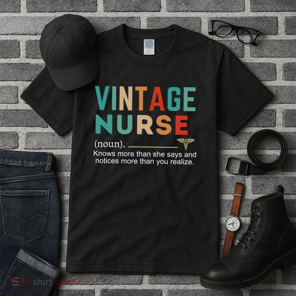 Vintage Nurse Noun Definition Tall T-Shirt