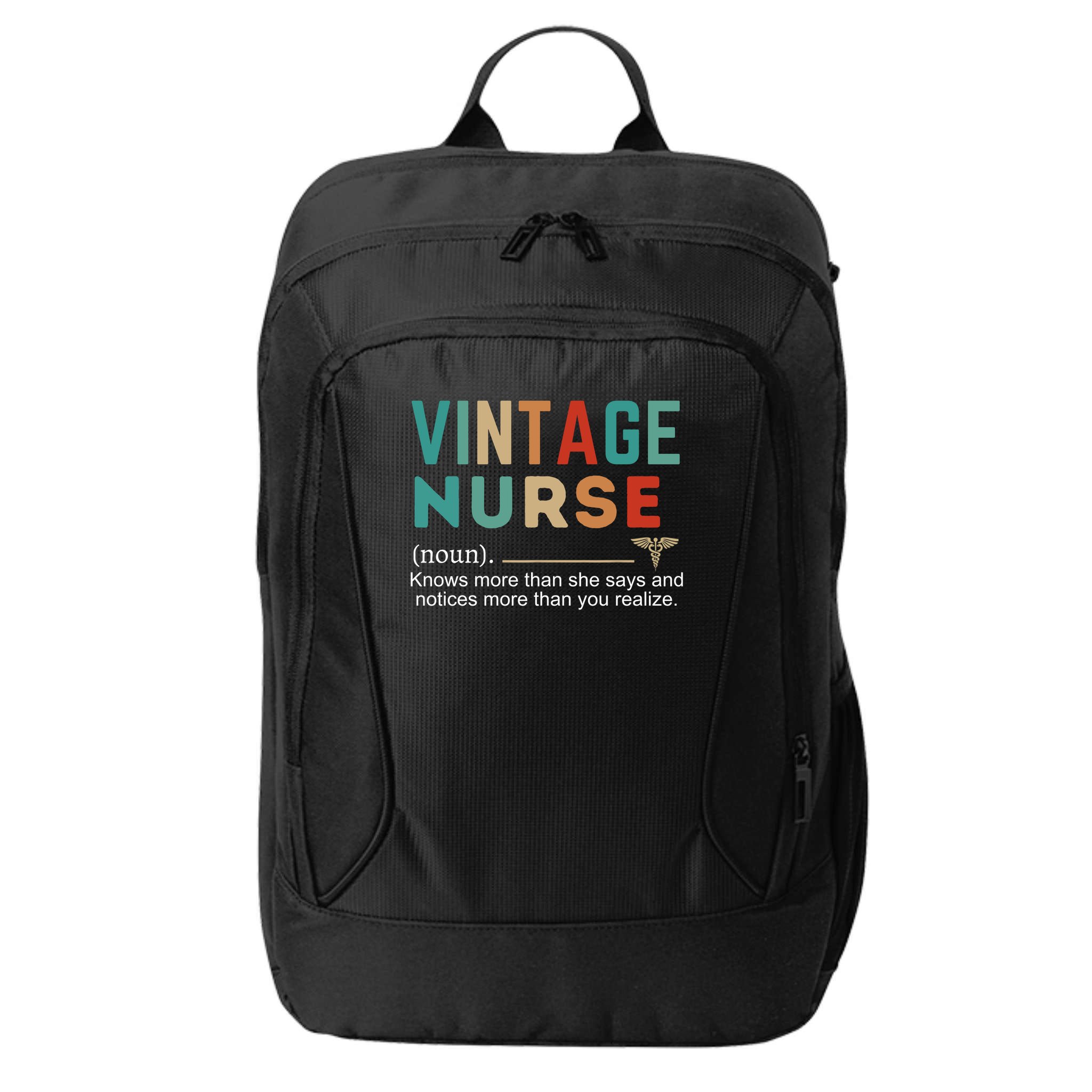 Vintage Nurse Noun Definition City Backpack