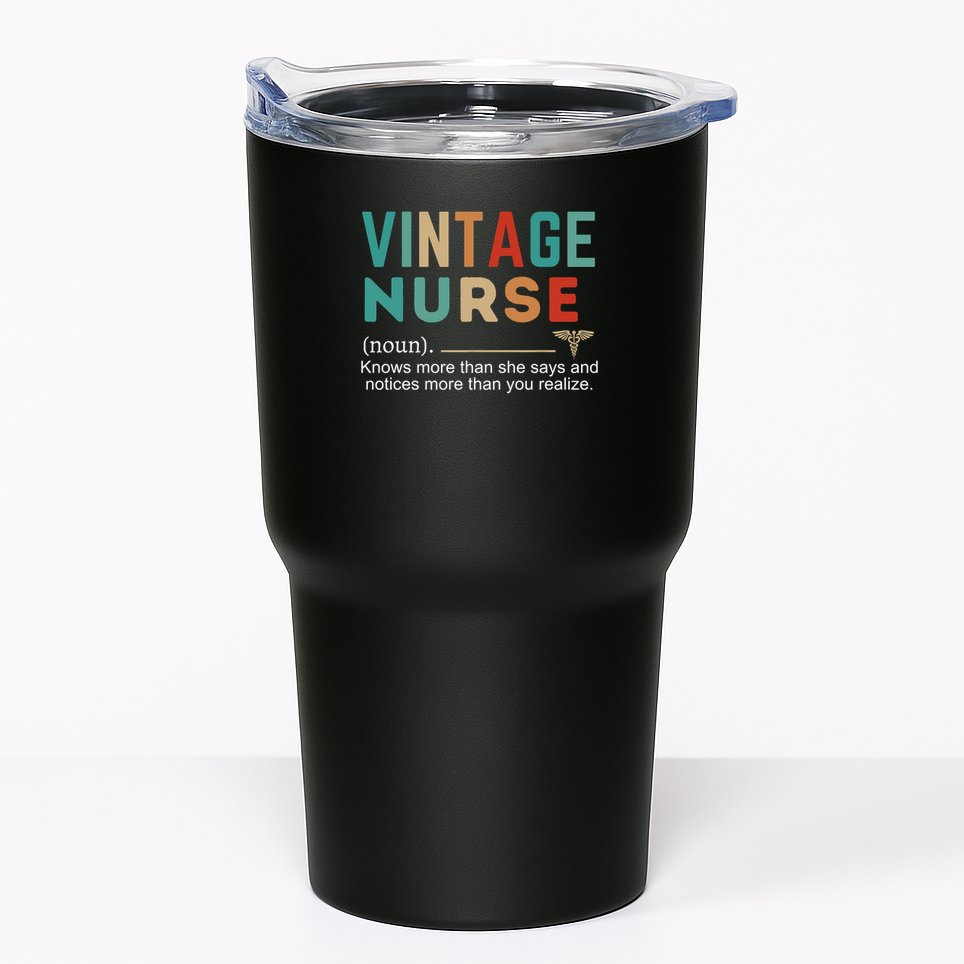 Vintage Nurse Noun Definition Tumbler