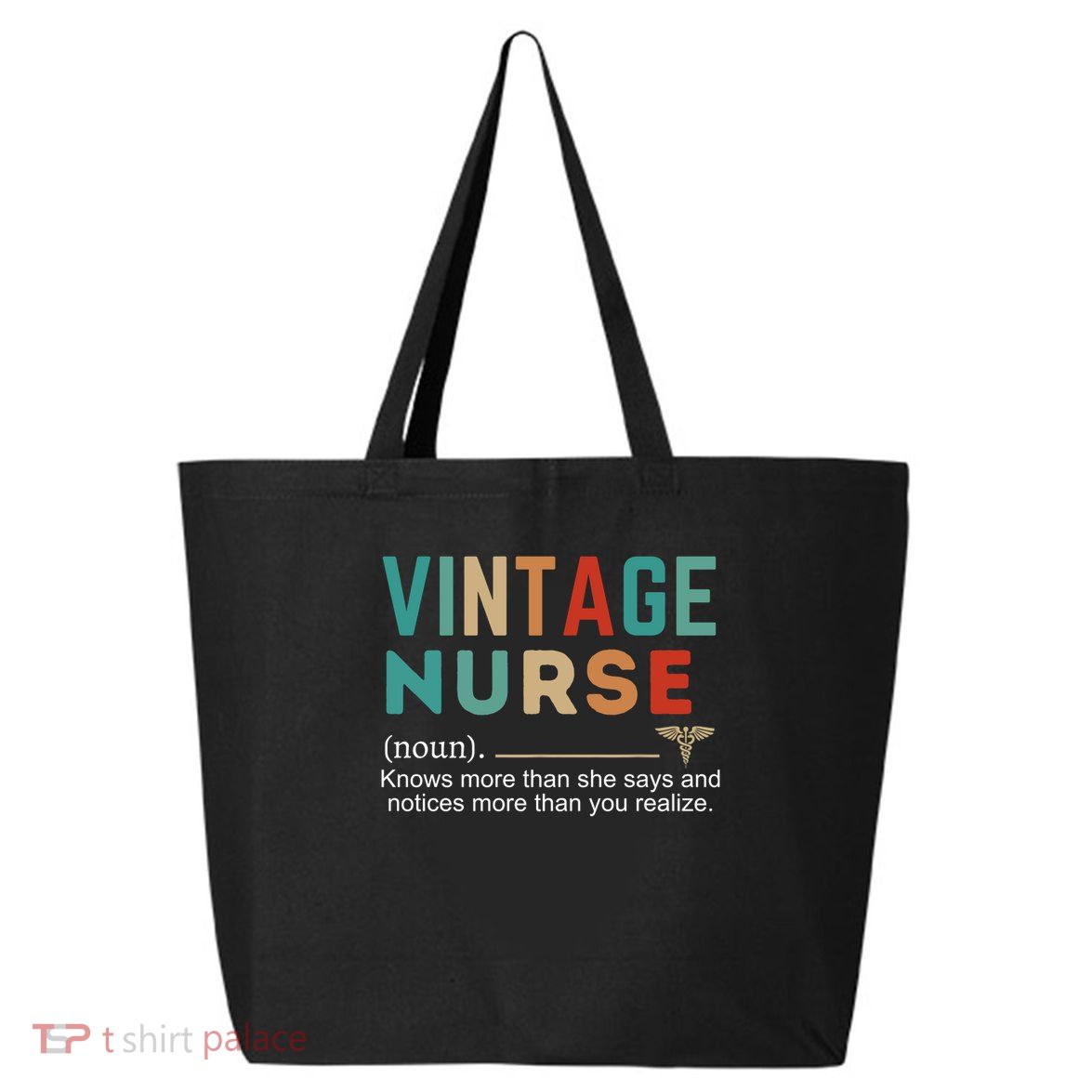 Vintage Nurse Noun Definition 25L Jumbo Tote